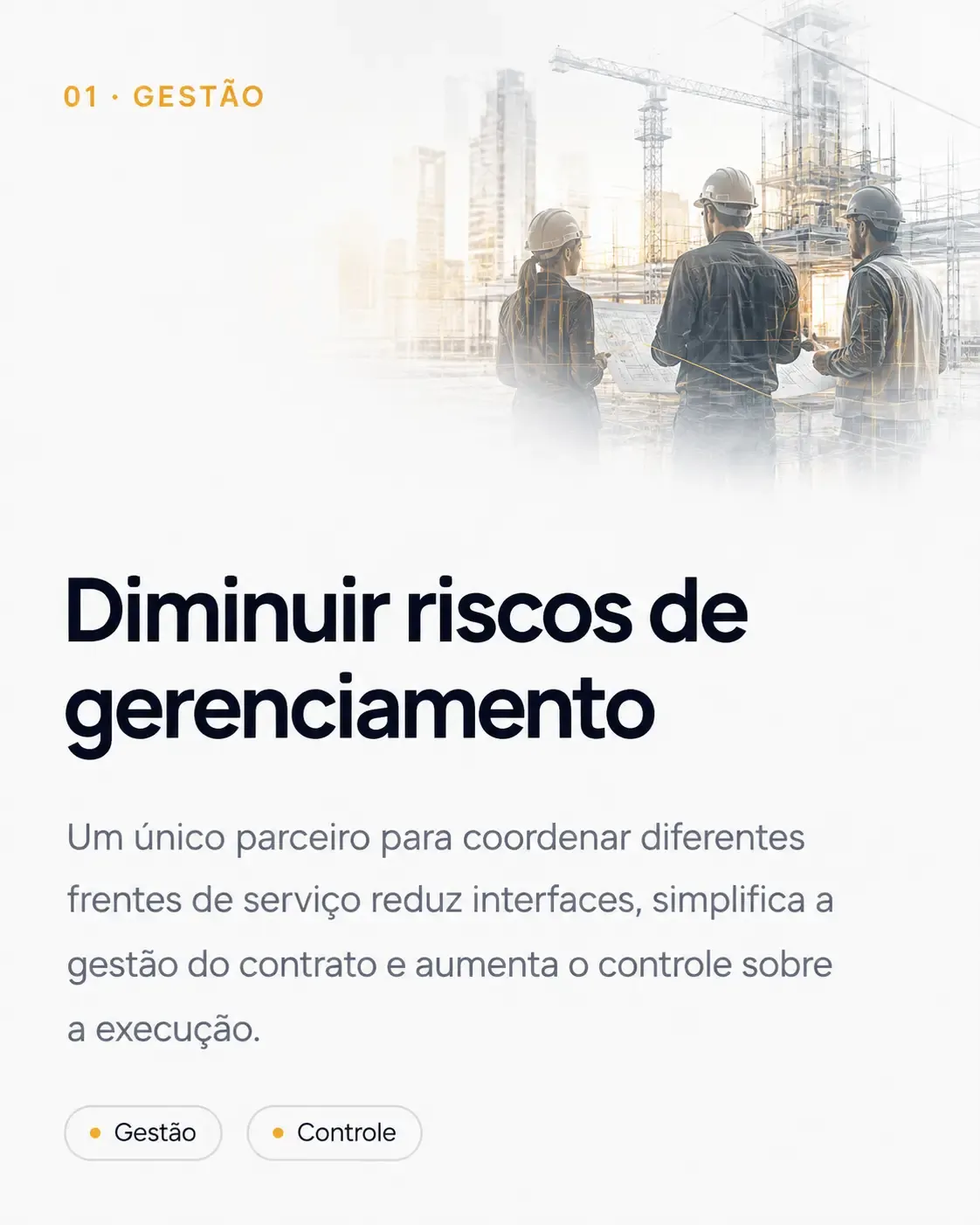 Card visual do diferencial gestão