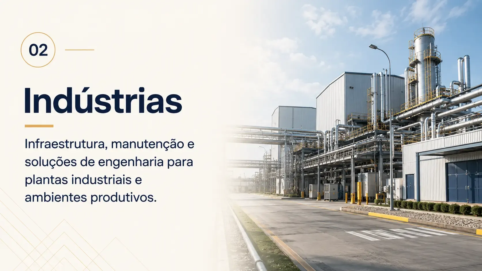 Banner do segmento Indústrias